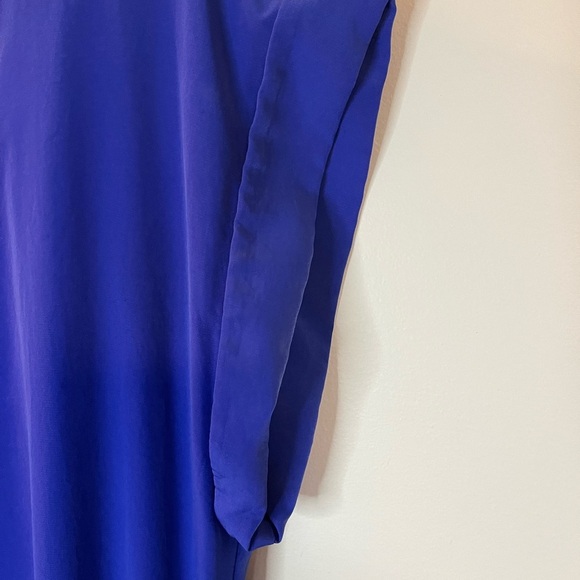 Gap women’s fully lined royal blue belted shift dress size medium - Picture 3 of 6